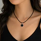 Collar Cuero Esfera Ónix - Miniatura 4