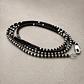 Pulsera Mostacillas Miyuki Negro/Plata - Miniatura 2
