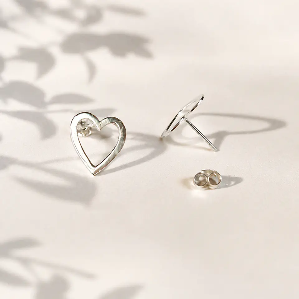 Aros Corazón Calado XL 1