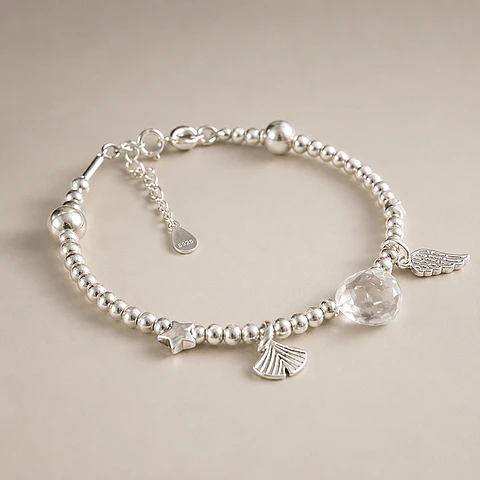 Pulsera Colgantes Cuarzo