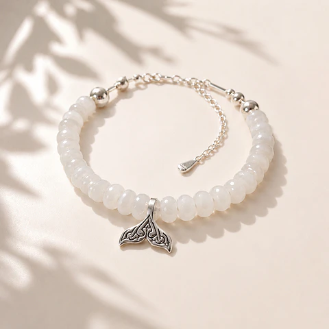 Pulsera Cuarzo Cristal Aleta