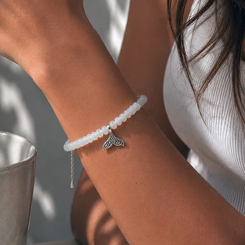 Pulsera Cuarzo Cristal Aleta