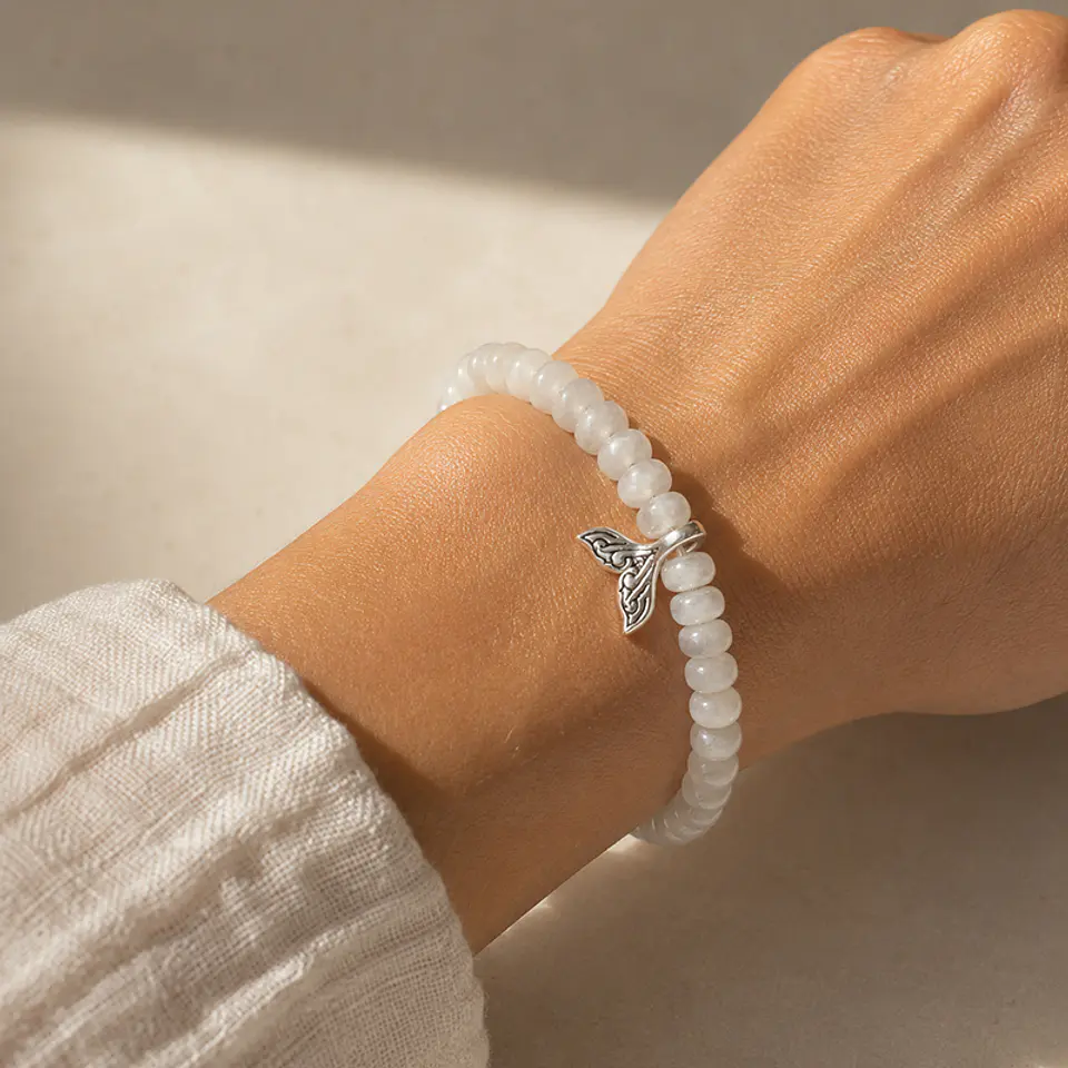 Pulsera Cuarzo Cristal Aleta 3