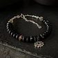 Pulsera Ágata Negra Loto - Miniatura 1