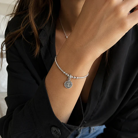 Pulsera Medalla San Benito