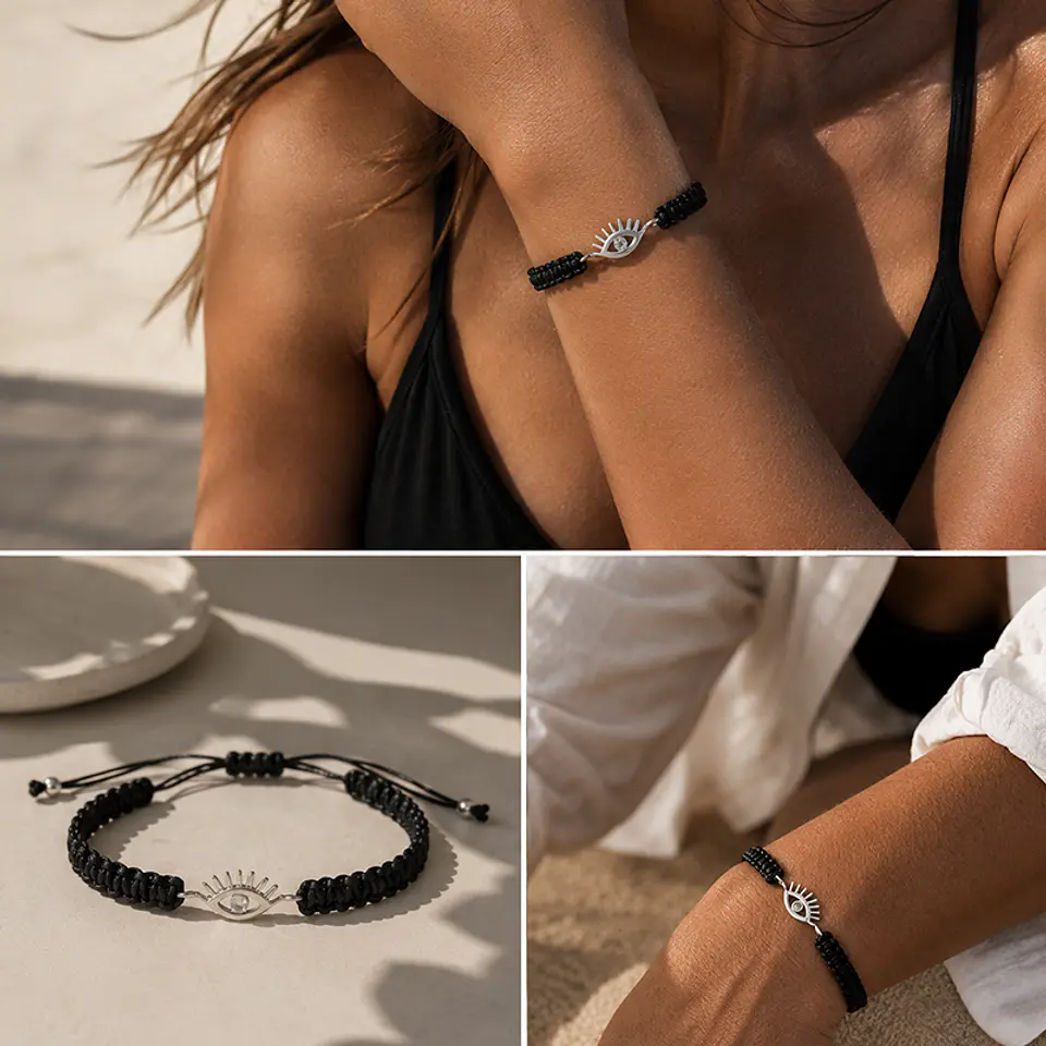 Pulsera Tejida Ojo 1