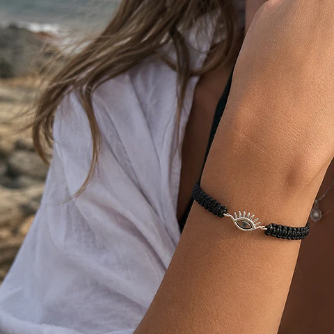 Pulsera Tejida Ojo