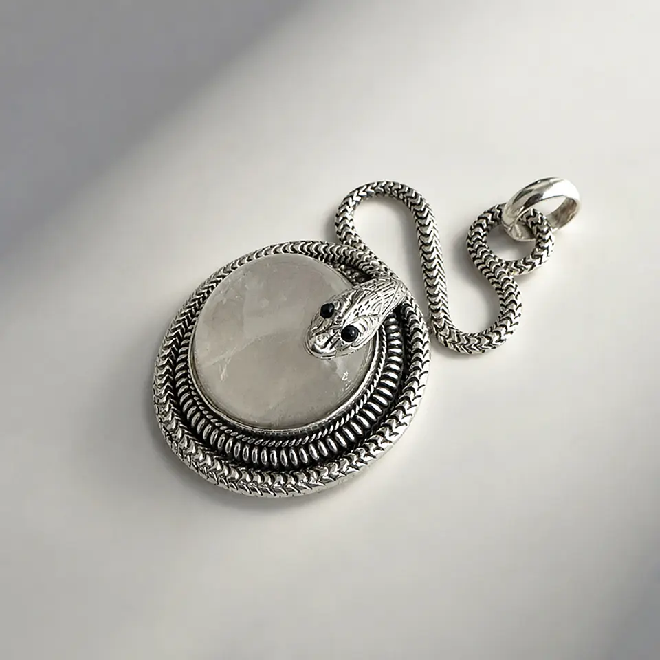 Colgante Cuarzo Serpiente 5