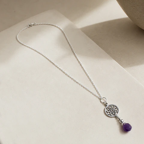Collar Mandala Amatista