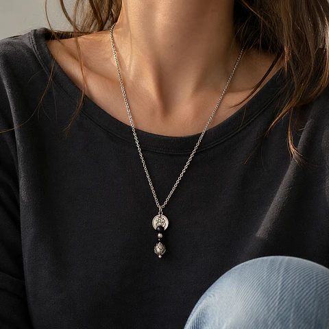Collar Colgante OM Loto