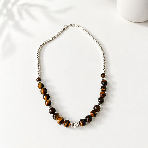 Collar Aura Ojo de Tigre