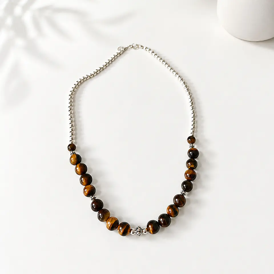 Collar Aura Ojo de Tigre 1