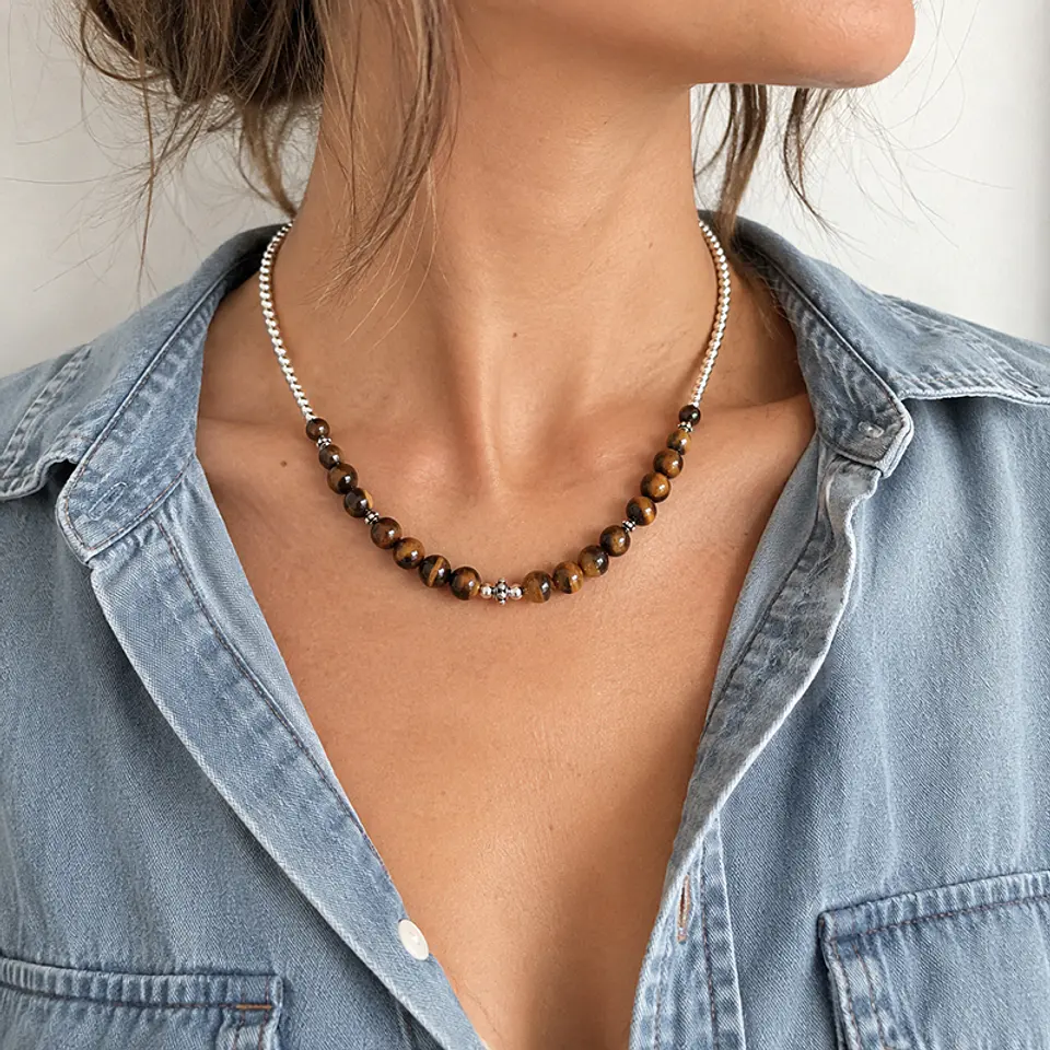 Collar Aura Ojo de Tigre 3