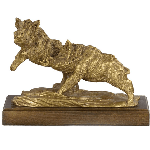 Figura de jabalí corriendo