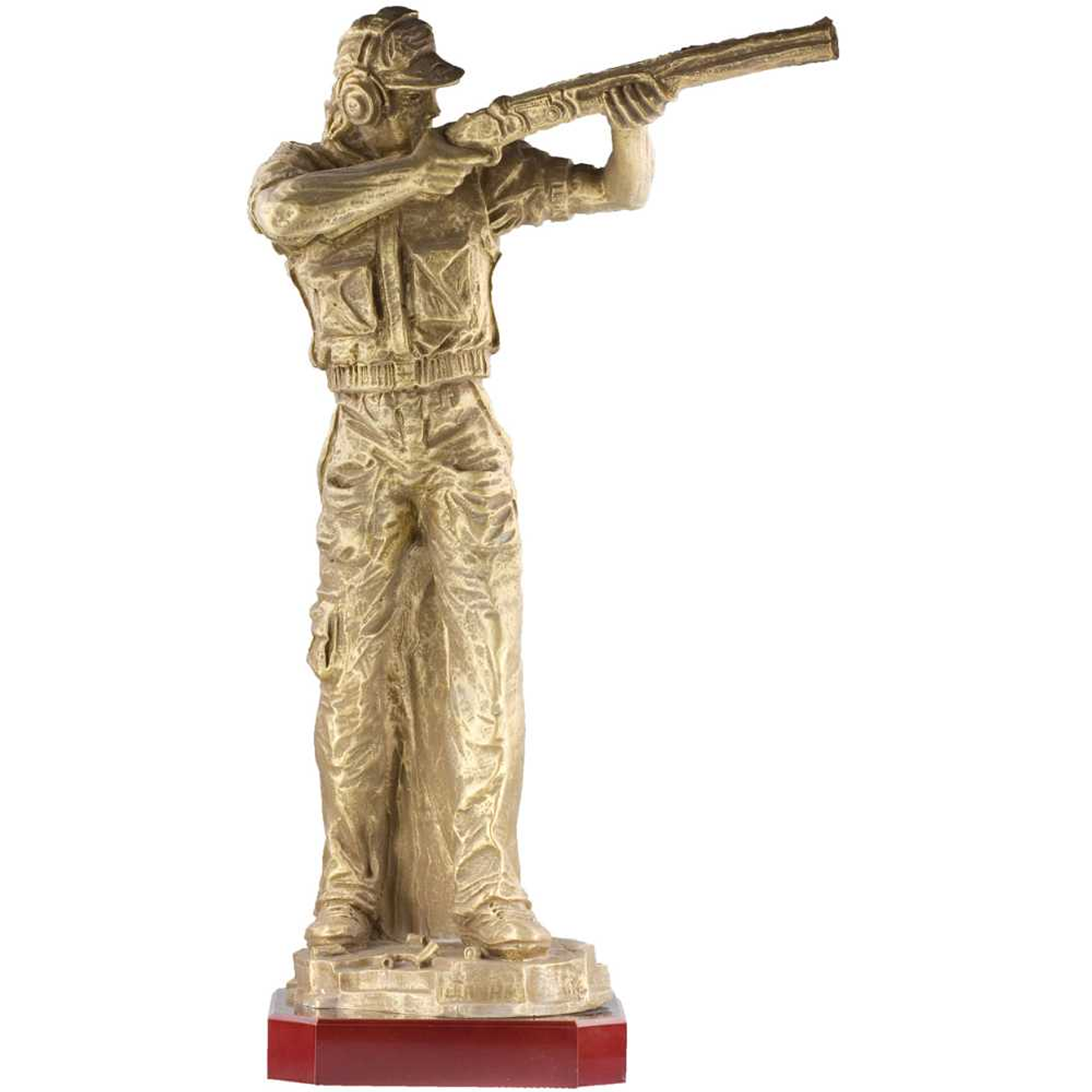 Trofeo tirador resina 1