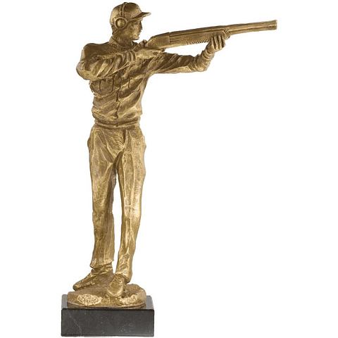 Trofeo tirador resina