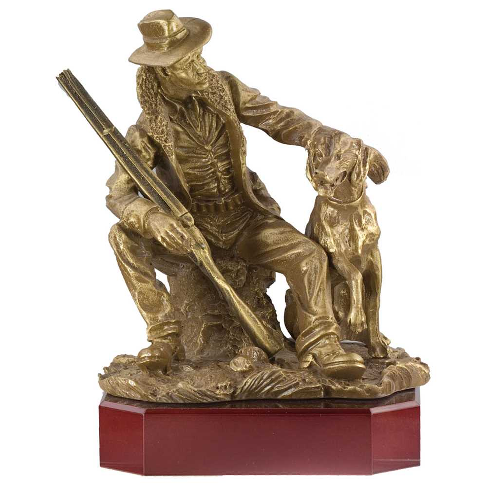 Figura de cazador con perro 1