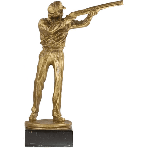 Trofeo de tiro al plato resina