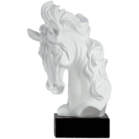 Figura de caballo blanco