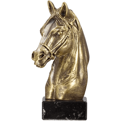 Figura de caballo bronce
