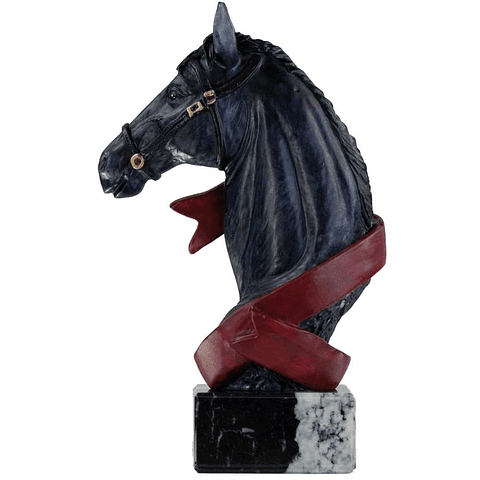 Figura de caballo negro 