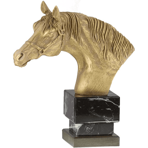 Escultura escuestre rostro