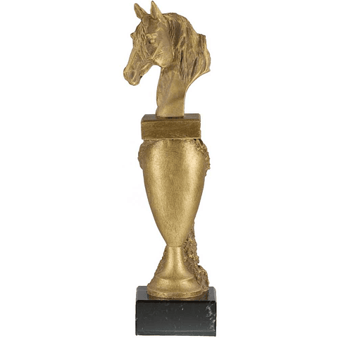 Trofeo con busto de caballo
