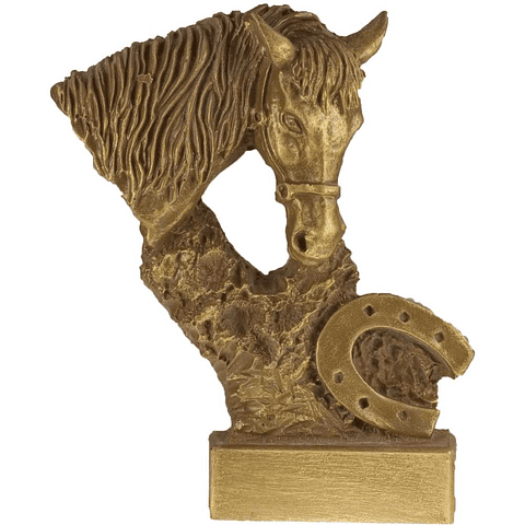Figura rostro de caballo y herradura