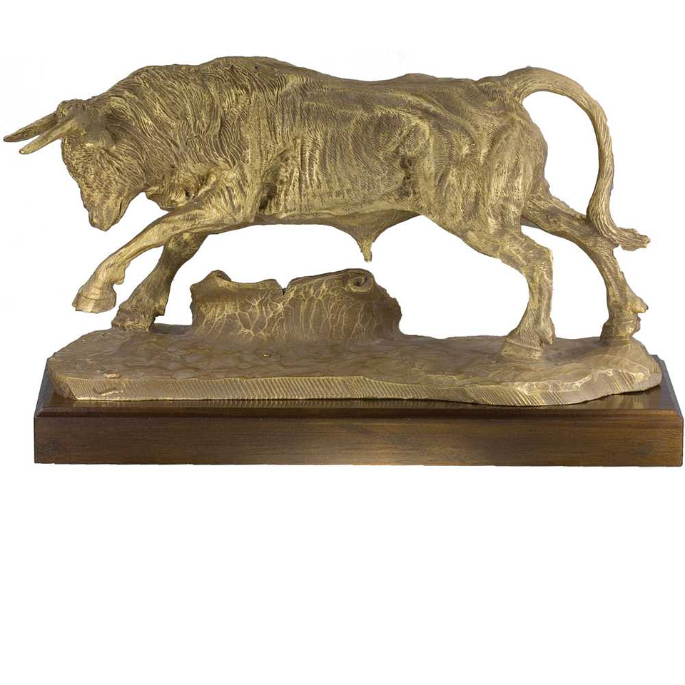 Figura taurina en resina 1