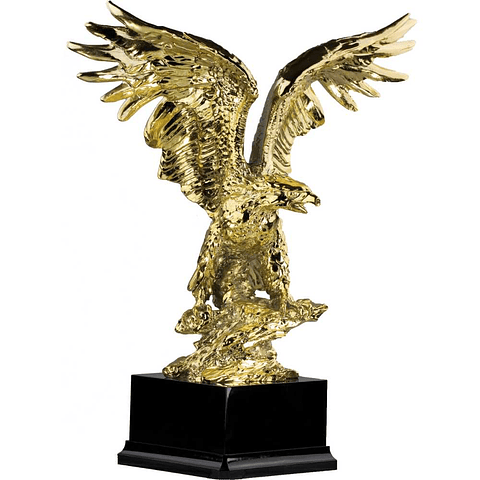 Figura águila real dorada