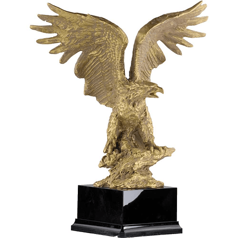 Figura águila bronce