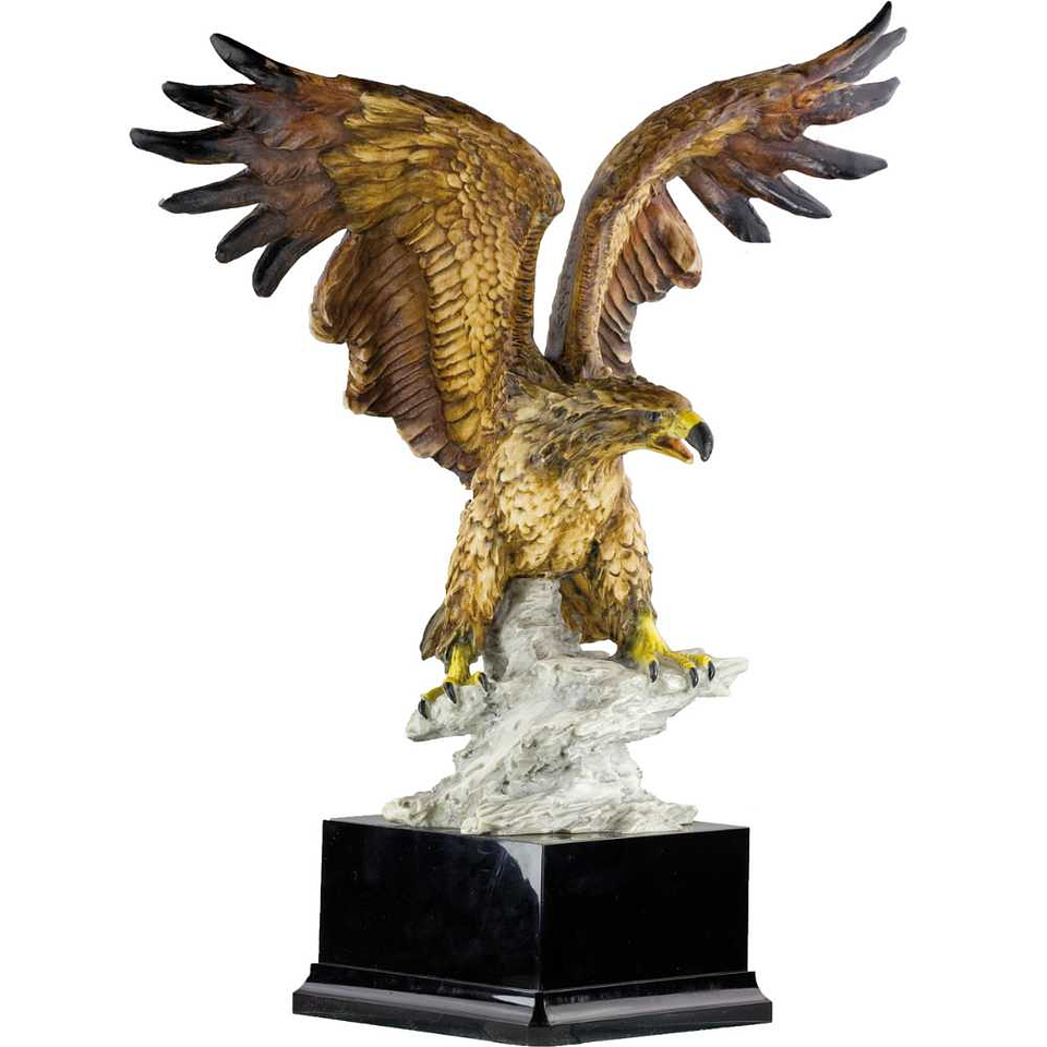 Figura en resina águila 1