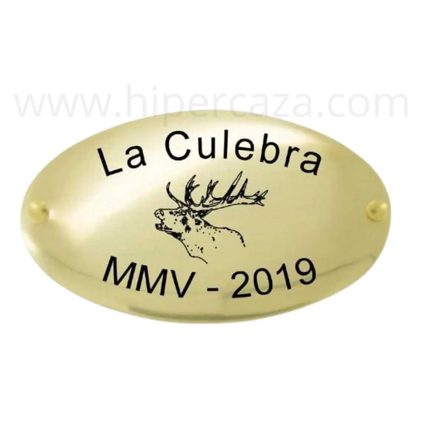 Chapa trofeo de caza de ciervo 1