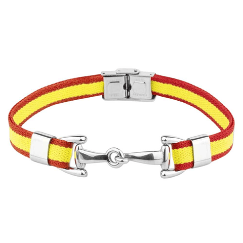 Pulsera hombre bandera de España 