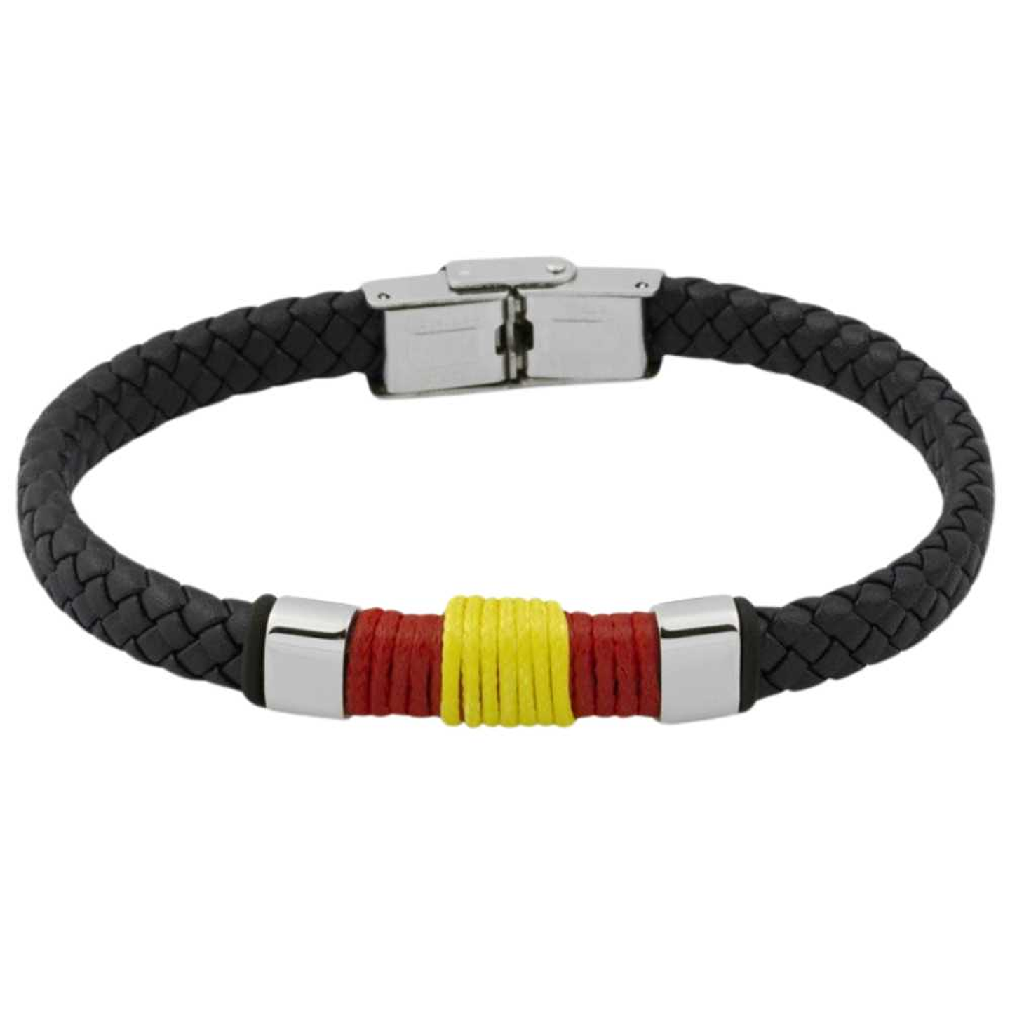 Pulsera de acero con bandera de España 1