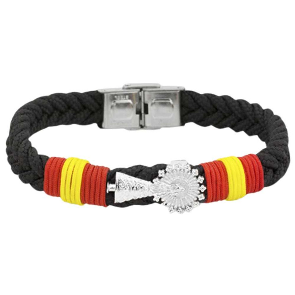 Pulsera de acero virgen del pilar trenza España 1