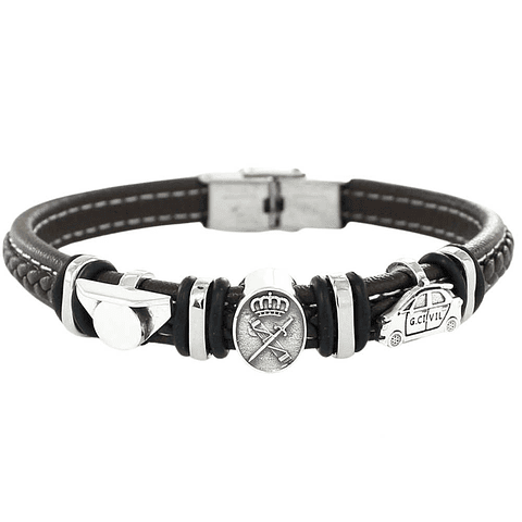 Pulsera de la guardia civil plata