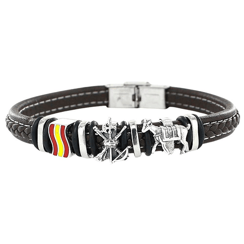 Pulsera de la legión hombre plata