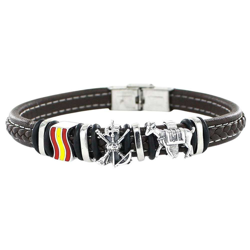 Pulsera de la legión hombre plata 1
