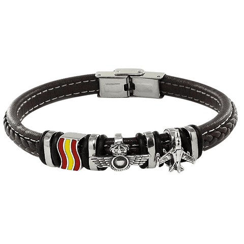 Pulsera del ejercito de aire plata