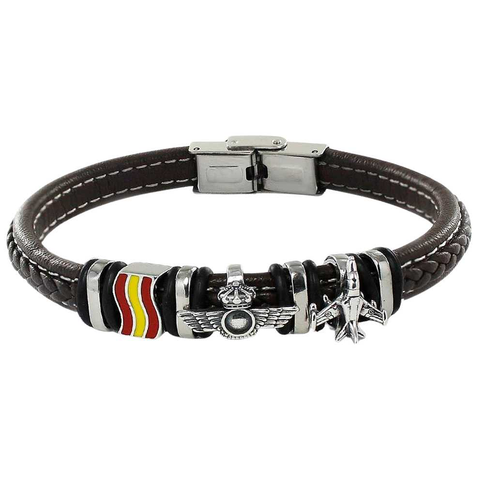 Pulsera del ejercito de aire plata 1