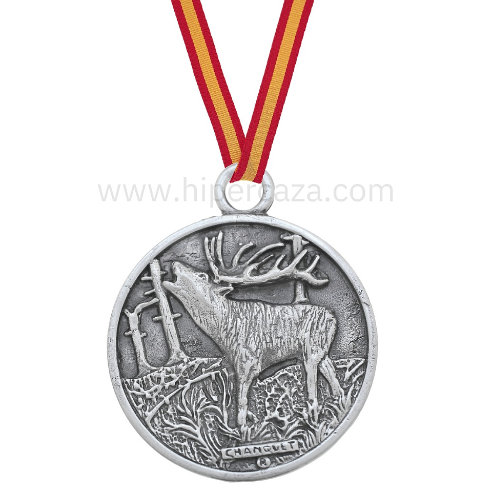 Medalla de homologación ciervo plata 1