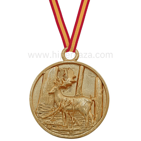 Medalla de homologación gamo oro
