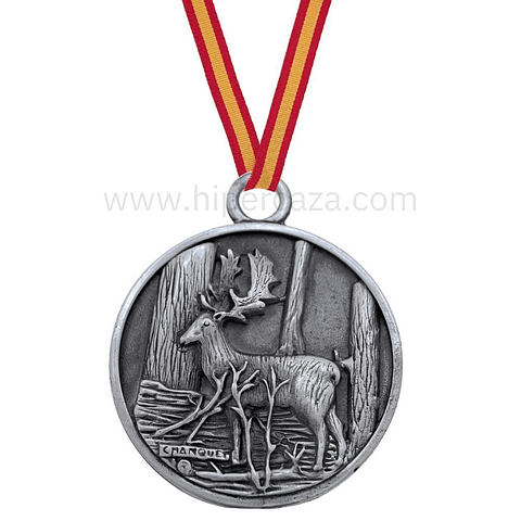 Medalla de homologación gamo plata
