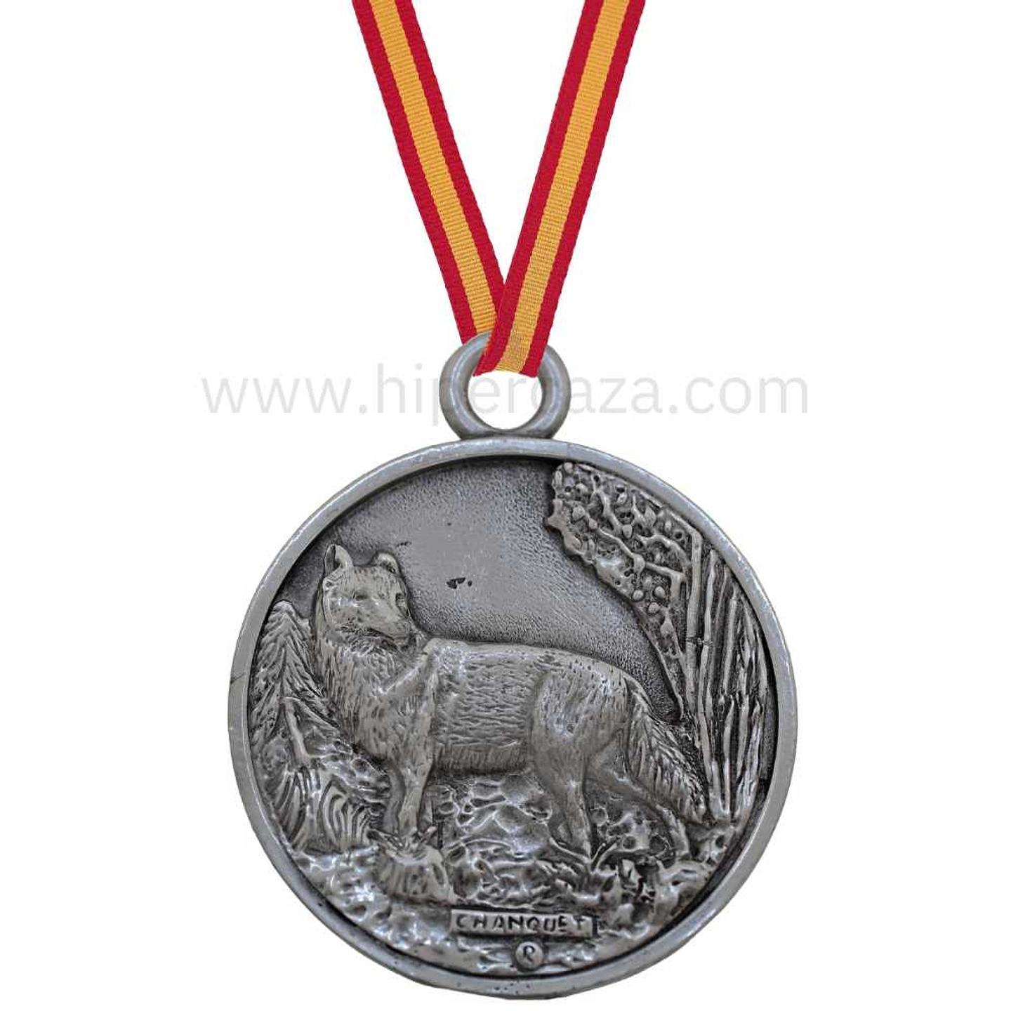 Medalla de homologación zorro plata 1
