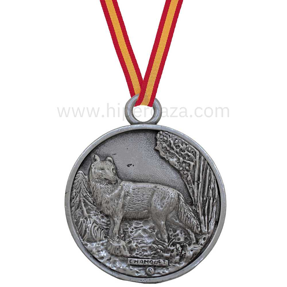 Medalla de homologación zorro plata 1