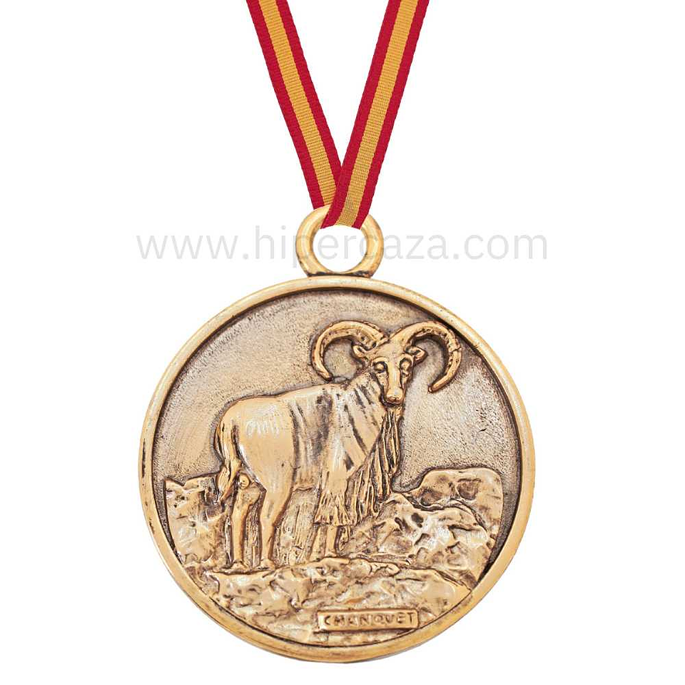 Medalla de homologación arruí oro 1