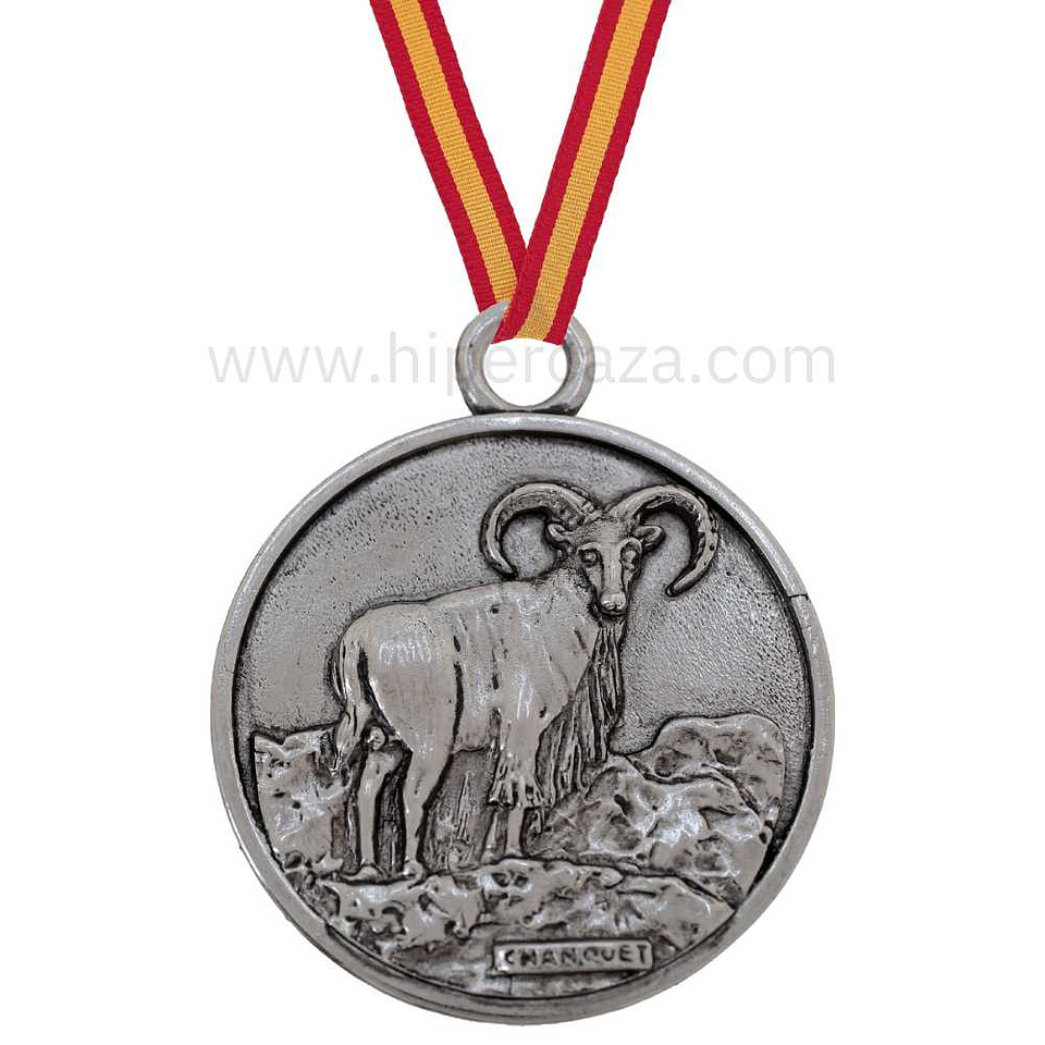 Medalla de homologación arruí plata 1