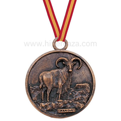 Medalla de homologación arruí bronce