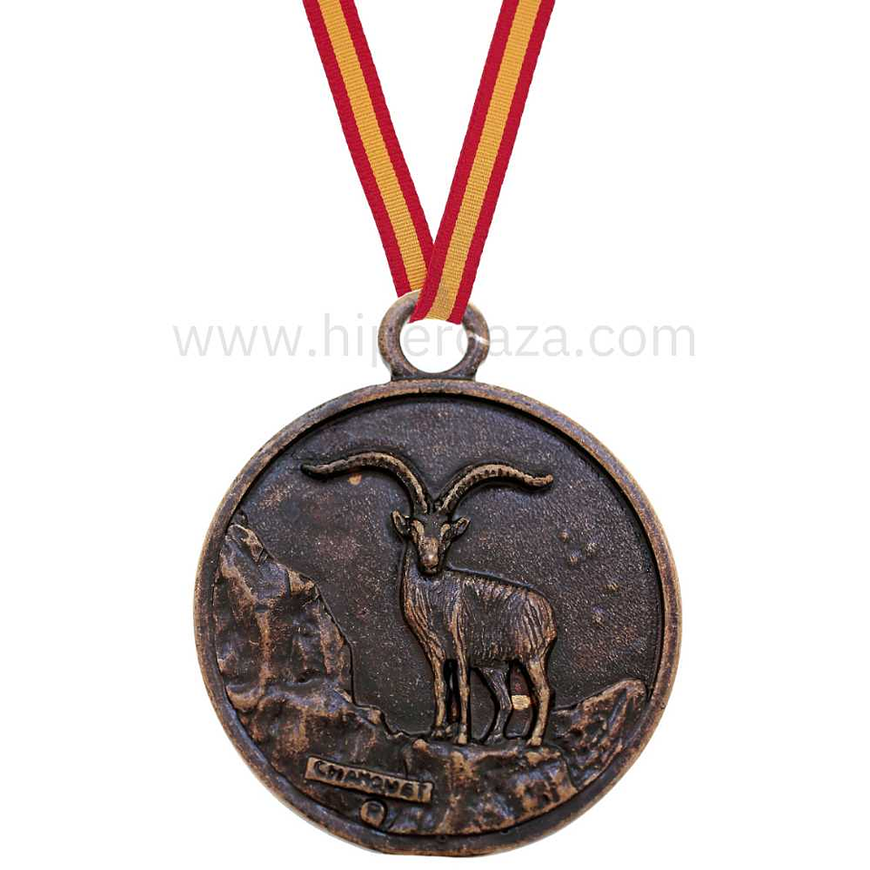 Medalla de homologación macho montés bronce  1